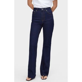 Aligne High Waist Flare Leg Jeans in Indigo at Nordstrom Rack, Size 32