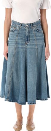 Haikure Serenity Denim Midi Skirt