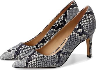 Marc Fisher Genni High Womens Heels Light Natural Snake Leather : 8.5 M, Leather/Rubber