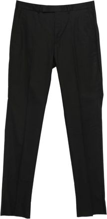 Ermenegildo Zegna Pantaloni con chiusura nascosta - Nero