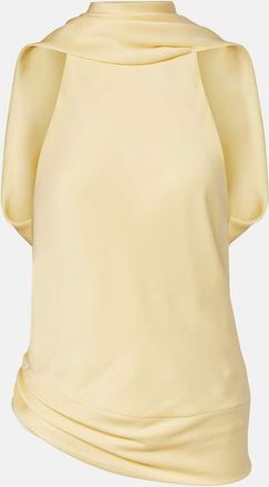 SIMKHAI Samira caped satin top