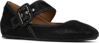 Donald J Pliner Lavana Buckle Ballet Flat in Black at Nordstrom Rack, Size 5.5