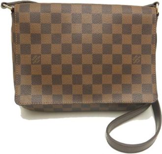 Louis Vuitton Pre-owned Damier Schoudertas - Dames - Vintage Schoudertas - Bruin - ONE Size - Vintage