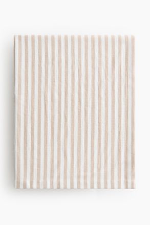 H&M Tischdecke aus Leinenmix - Beige
