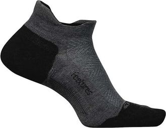 Feetures Elite Max Cushion No Show Tab No Show Socks Shoes Gray 1 : MD (US Mens Shoe 6-8.5 - Womens Shoe 7-9.5), Spandex/Polyester/Nylon