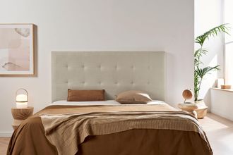Moonia Cabecero Tapizado Atenea Acualine 220x120x8 Cm - Moonia