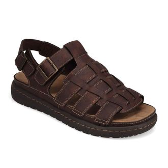 Dockers Mens Sorrento Tumbled Full Grain Sling Back Buckled Sandal