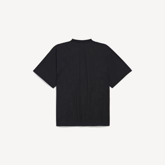 Balenciaga Logo-Printed T-Shirt - Black