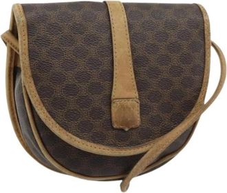 Celine Pre-owned Vintage Macadam Canvas Shoulder Bag - - Pre-owned - Donna - Marrone - ONE SIZE