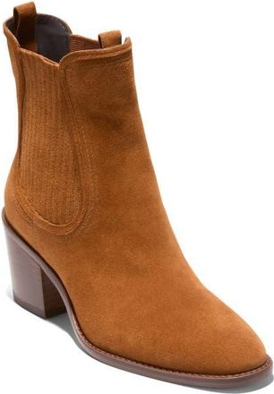 Cole Haan Janelle Chelsea Boot in Tobacco Suede at Nordstrom, Size 10.5