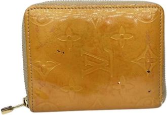 Louis Vuitton Pre-owned Wallets, female, Yellow, Size: ONE SIZE Pre-owned Leather Wallet