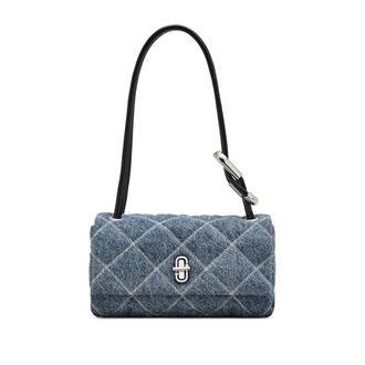 Marc Jacobs The Quilted Denim Mini Dual Shoulder Bag