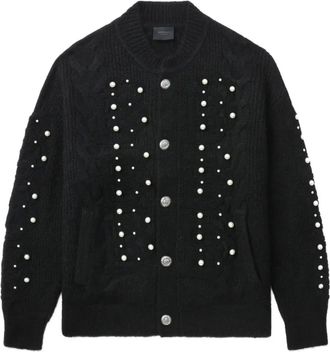A Bathing Ape Cardigan con decorazione - Nero