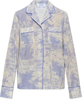 Off-white Pocket Shirt - Dames - Overhemden - Paars - S - Overhemden
