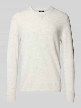 Cinque Strickpullover aus Woll-Mix mit Kaschmir-Anteil in Silber, Gr&ouml;&szlig;e L