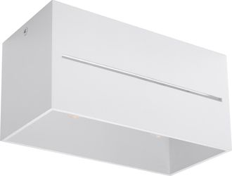 OEM L&aacute;mpara De Techo Basalto 2 G9 Blanca Alu Lumilo 03.243.83