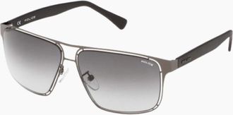 Police Mens Police Offside 2 Silver Sunglasses - Size: ONE size