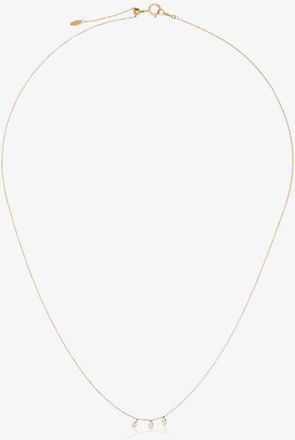 Persée 18K Yellow Gold Diamond Charm Necklace - Womens - Diamond/18kt Gold