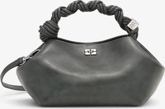 Ganni Steel Grey Dark Small Bou Bag