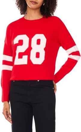 Vince Camuto Number 28 Sweater in Bright Cherry Sw at Nordstrom, Size X-Small