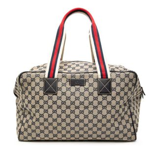 Gucci Pre-owned Gucci GG Canvas Web Travel Bag 80N07ZF7CLQPRZE2