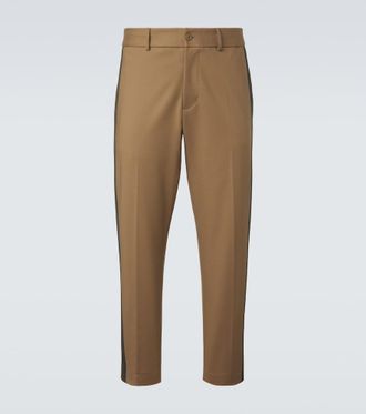 Moncler Cotton-blend straight pants