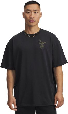 Under Armour Heren-T-shirt met Project Rock-print (Zwart)