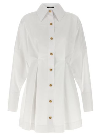 Balmain White Chemisier dress