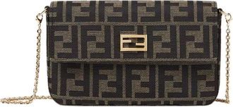 Fendi Clutch H26 - Dames - Schoudertassen - Bruin - ONE Size - Tassen
