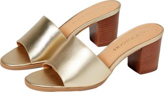 Jack Rogers Sabrina Mid HeeI Platinum 111221HL03-042 Womens