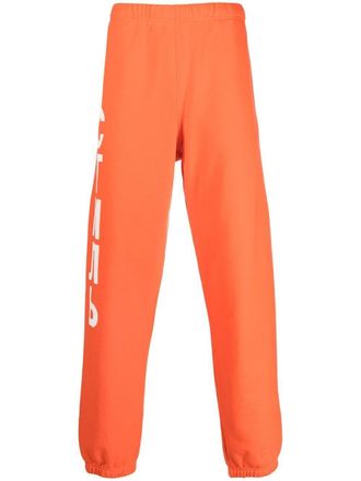 Heron Preston Pantaloni sportivi con stampa - Arancione
