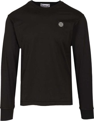 Stone Island Long-sleeved Cotton Jersey T-shirt