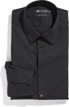 Le 31 Mens Stretch piqué performance shirt Slim fit Innovation collection
