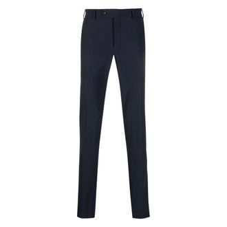 Pantaloni Torino Heren, Broeken, Blauw, Maat: M Poliester