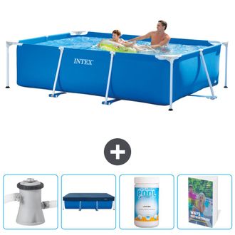 Intex Piscina Con Estructura Rectangular - 260x160x65 Cm - 7-piezas Scb116