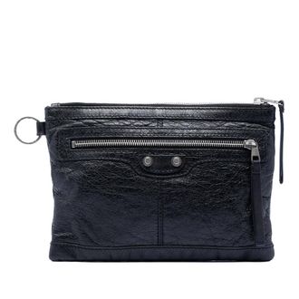 Balenciaga Pre-owned Balenciaga Lambskin Motocross Classic Clip S Clutch Ladies TZW1G7LXJIANKRNJ