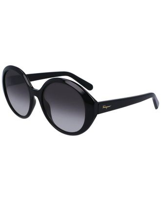 Ferragamo Womens Classic Logo 57Mm Sunglasses