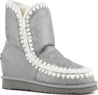 Mou Winterlaarzen - Dames - Winterlaarzen - Grijs - 36 EU - Schoenen