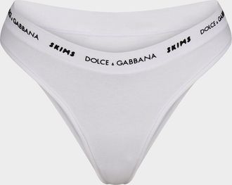 SKIMS Cotton Jersey Tanga