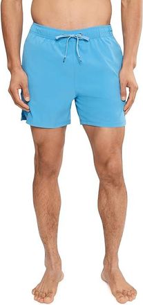 Saxx Underwear Oh Buoy 2-in-1 5 Volley Mens Swimwear Tranquil Blue : 2XL, Mesh/Polyester/Elastane
