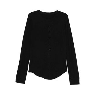 Ann Demeulemeester Button-front Long-sleeve T-shirt