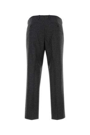 Prada Mens Grey Wool Pant Ardesia Pantaloni