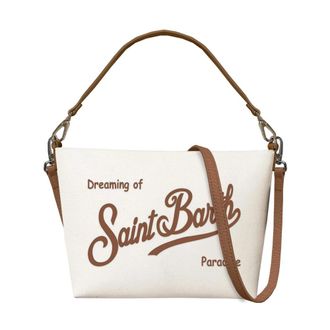MC2 Saint Barth Handbags, female, White, Size: ONE SIZE Aline Pochette