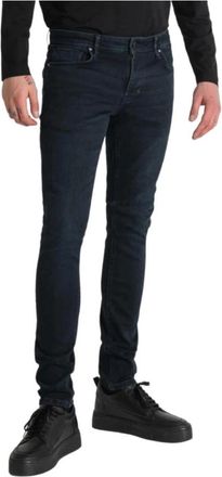 Antony Morato Ozzy Tapered Donkerblauwe Denim Jeans - Heren - Slim Fit Jeans - Blauw - W38 - Denim - Jeans