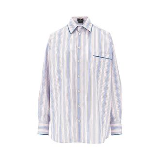 Etro Striped shirt with velvet piping Woman 40