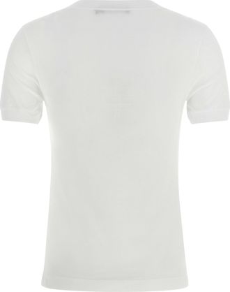 Dolce & Gabbana Lace Logo T-Shirt - White