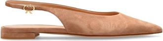 Gianvito Rossi Robbie Sling 05 - Dames - Ballerinas - Beige - 38 1/2 EU - Leer - Schoenen