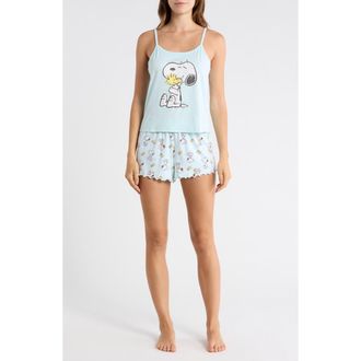 Peanuts Snoopy & Woodstock Cami Pajamas in Purple at Nordstrom Rack, Size X-Large