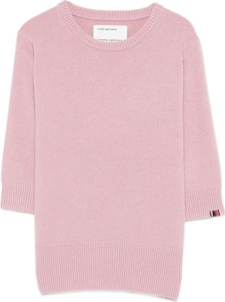 Extreme Cashmere Top in cashmere - Rosa