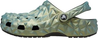 Crocs Classic Iridescent Geometric Clog Green 209841-001